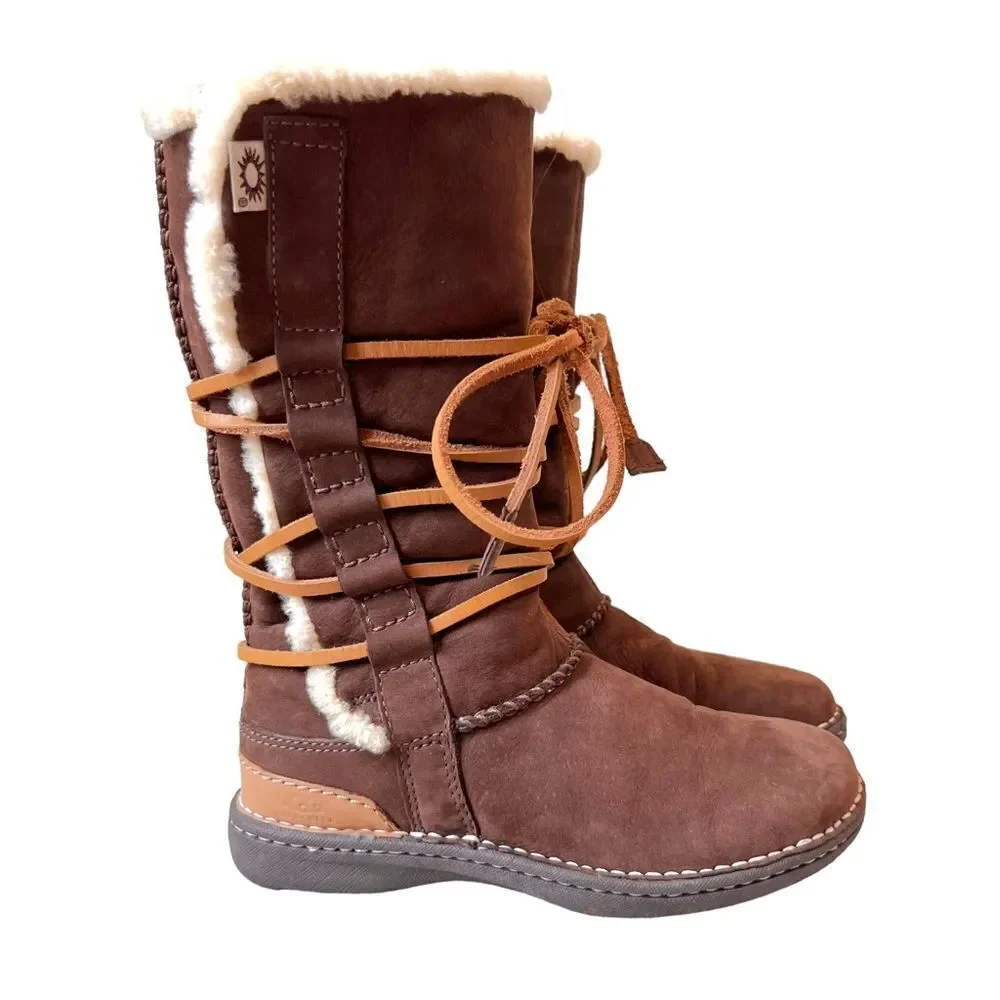 UGG Australia CATALINA Tall Boots Goober Chocolate Brown